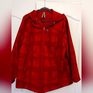 Fleece lined waterproof hooded Jacket 2x